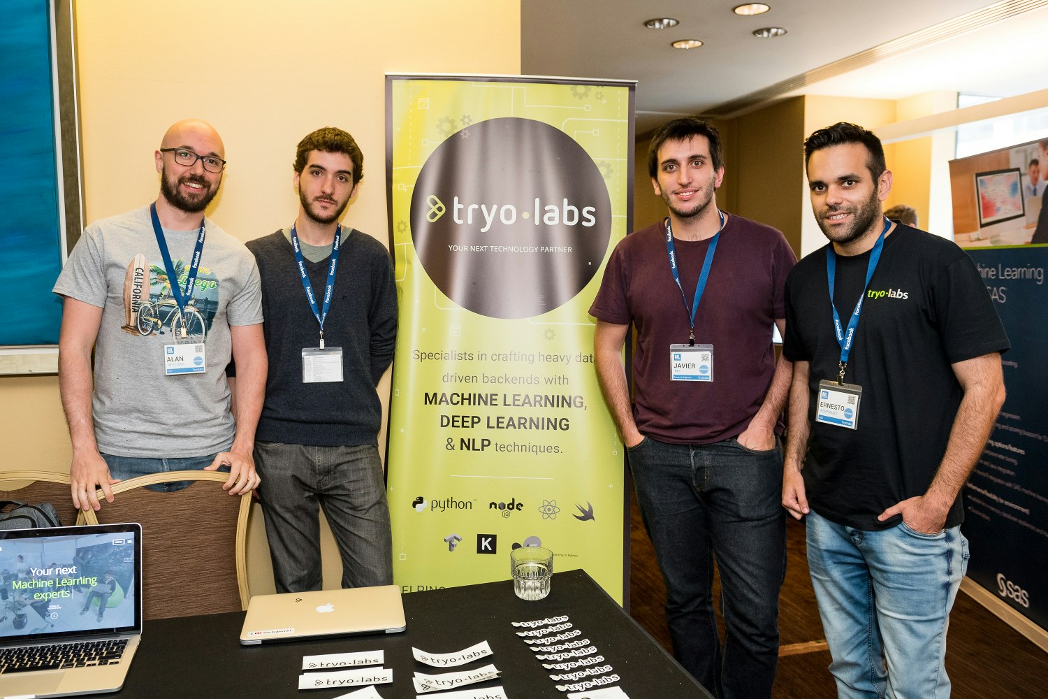 Tryolabs booth MLconf SF