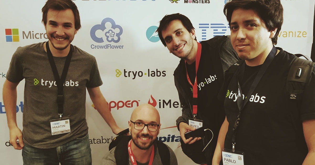 Our team at the ODSC in San Francisco.