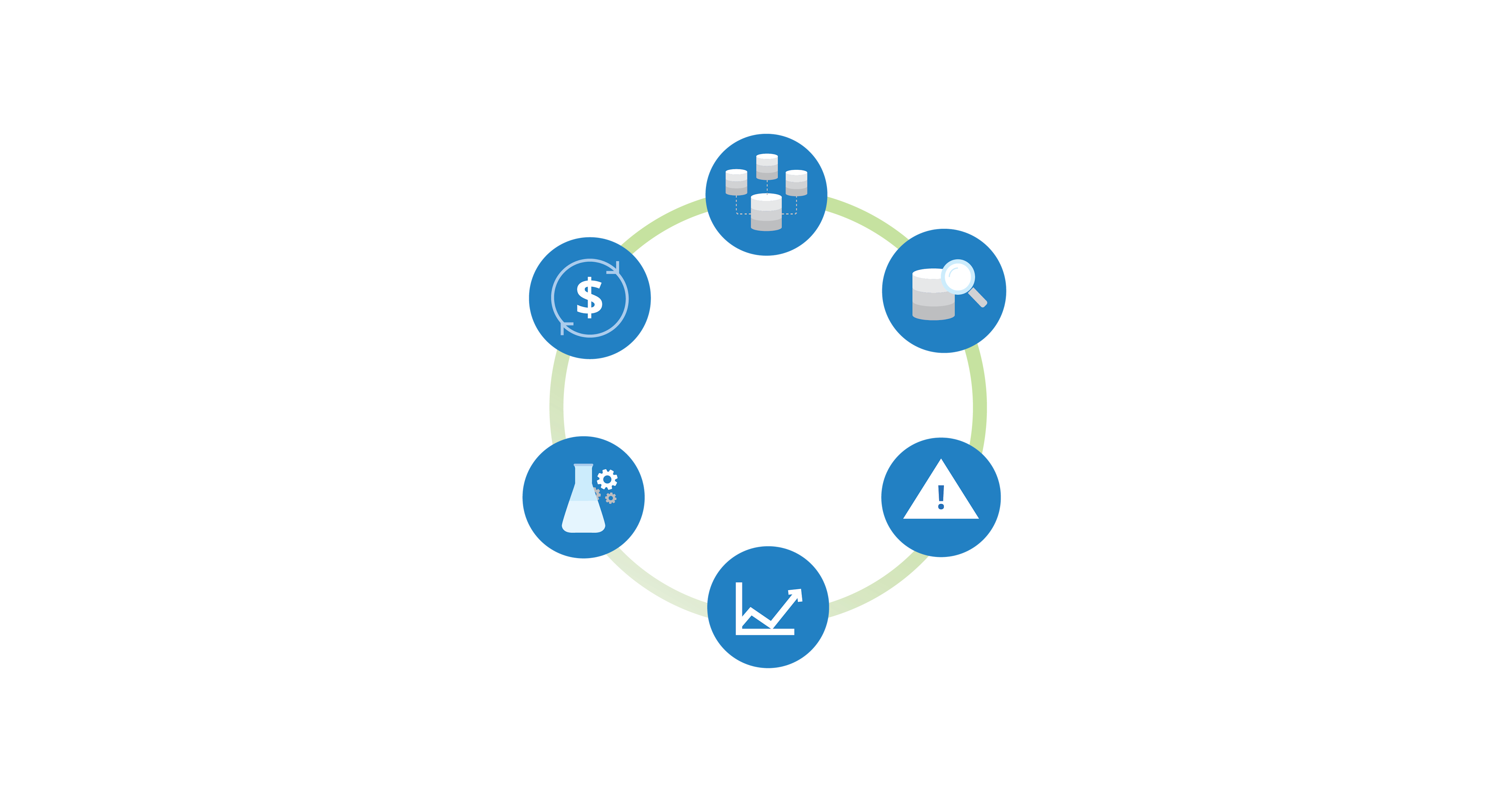 Illustrations flow with pricing elements like data and charts