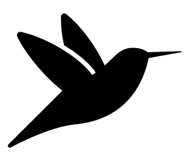 Hummingbird library logo