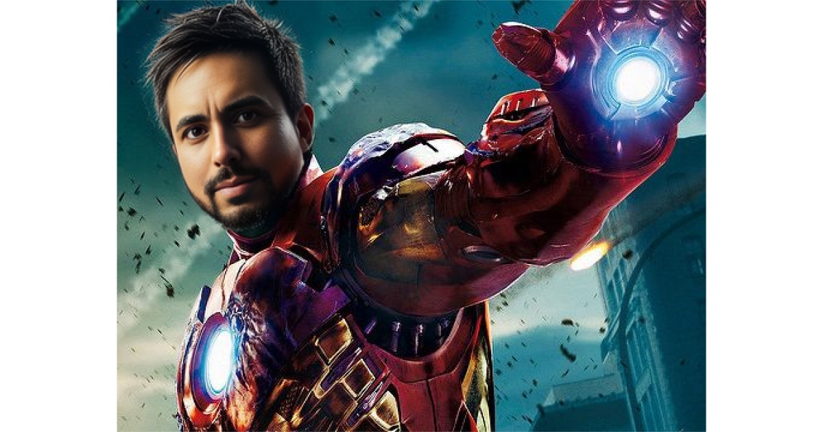Final edited version of Ironman with Fernando's face