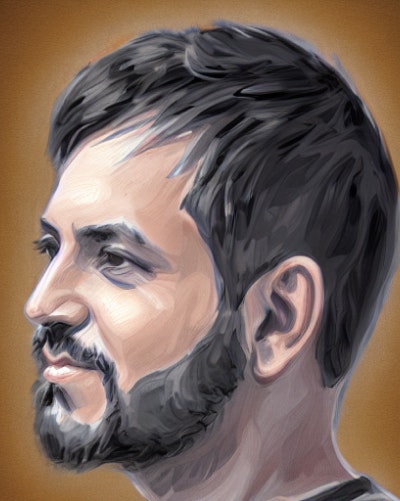 Fernando's oil portrait