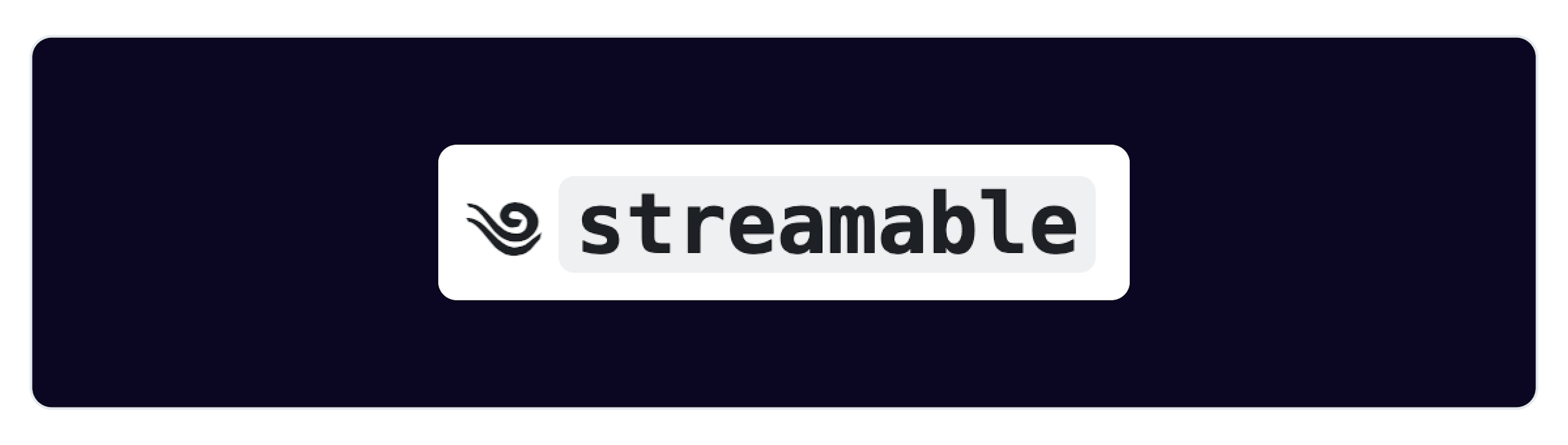 Streamable logo